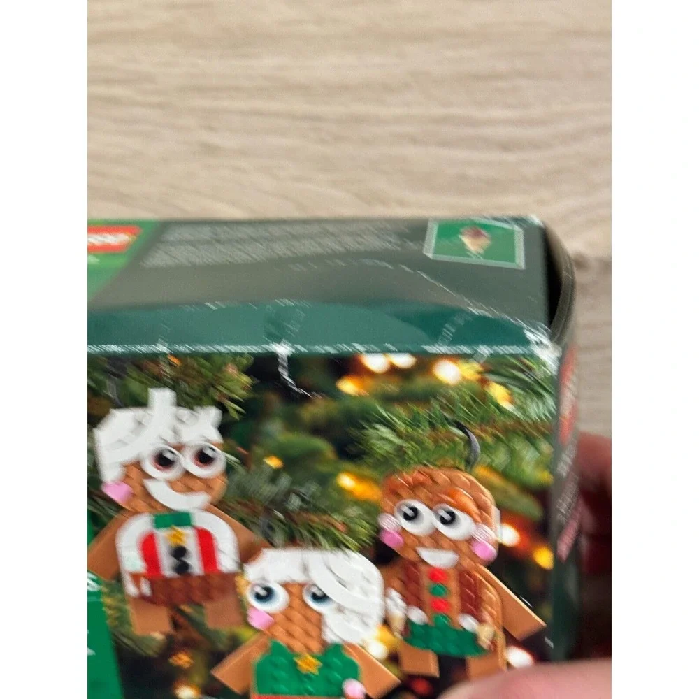 Lego gingerbread ornaments